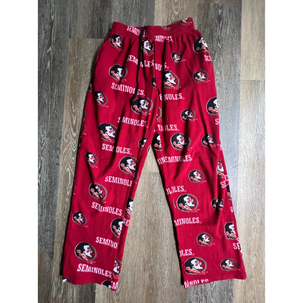 Concepts Sport Pajama Pants Mens Small‎ Red Florida State Seminoles Fleece Logo